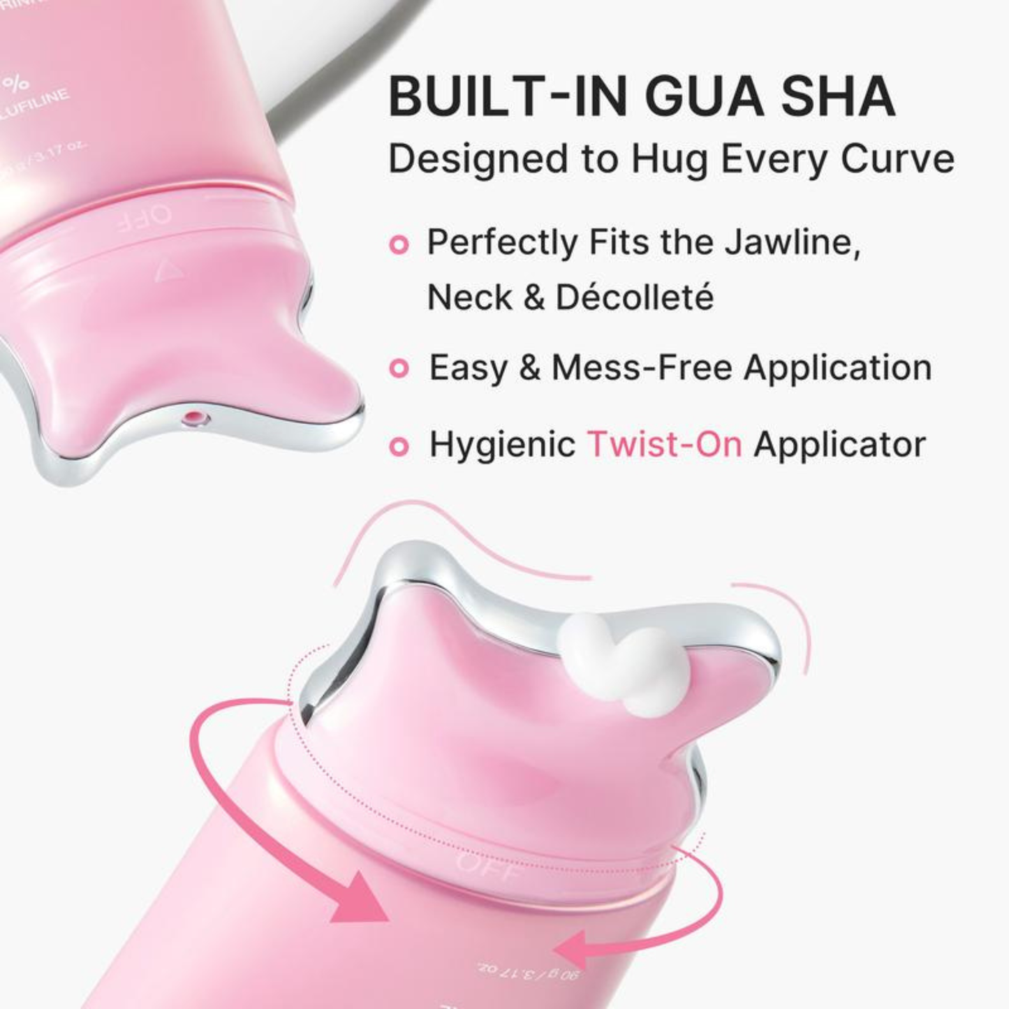 PDRN Collagen Gua Sha for Saggy Necks, Jawline & Wrinkles