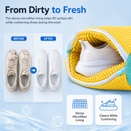 ShoeSoaker™ — Washing Machine Shoe Bag